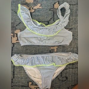 Crewcuts seersucker bikini! Size 12! Perfect condition!